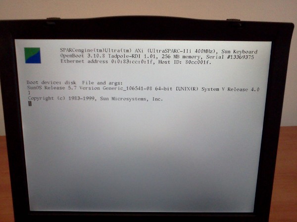 Tadpole/RDI Ultrabook IIi boot